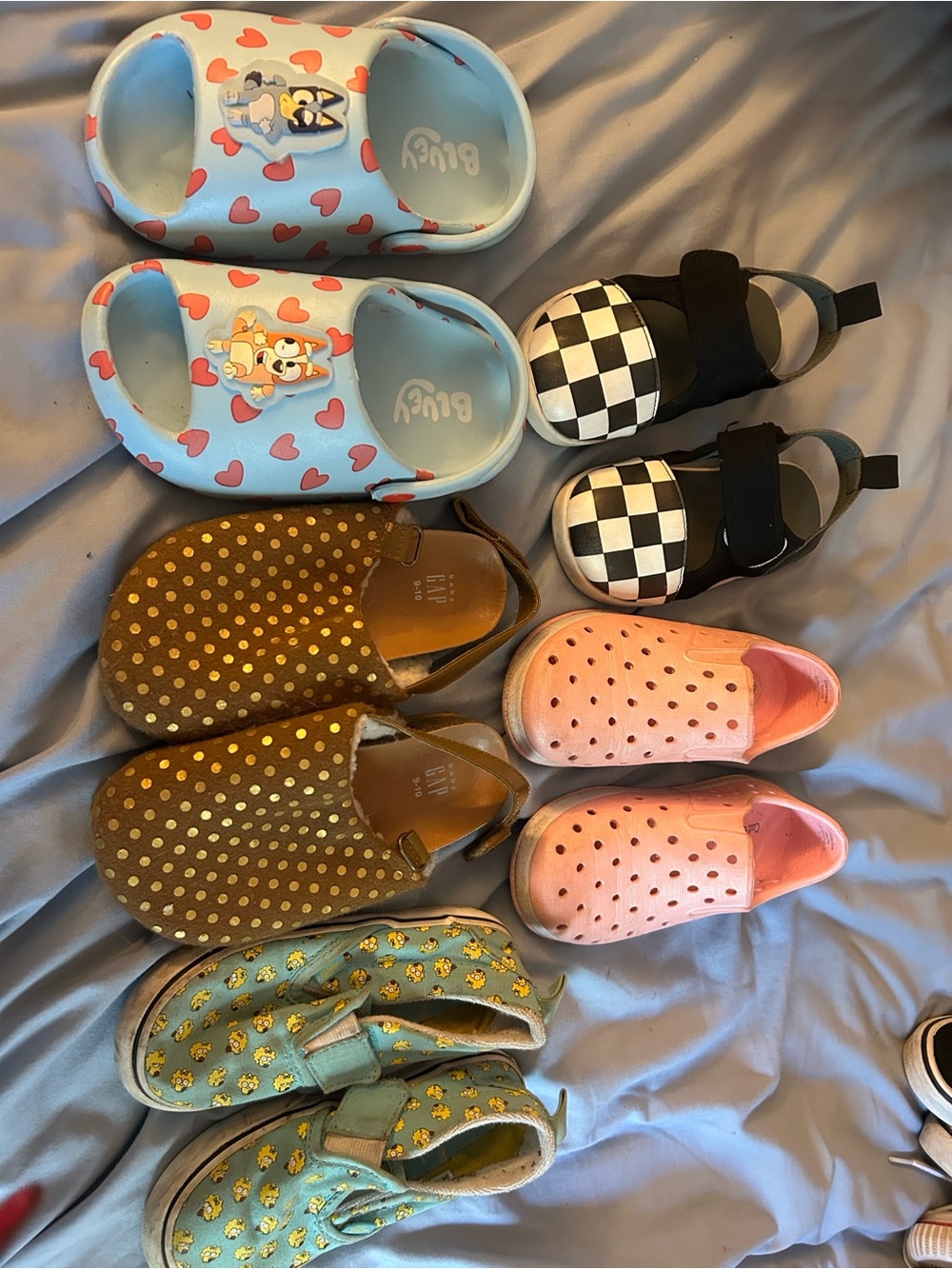 Girls Shoes Toddler Size 9, lot of life left in them.